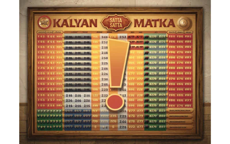 Kalyan Satta Matka Panel Chart: The Secret to Winning Big