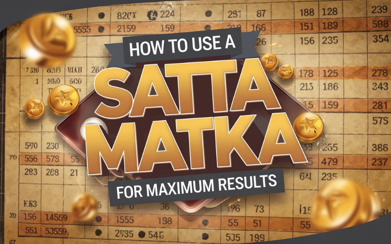 How to Use a Satta Matka Chart for Maximum Results